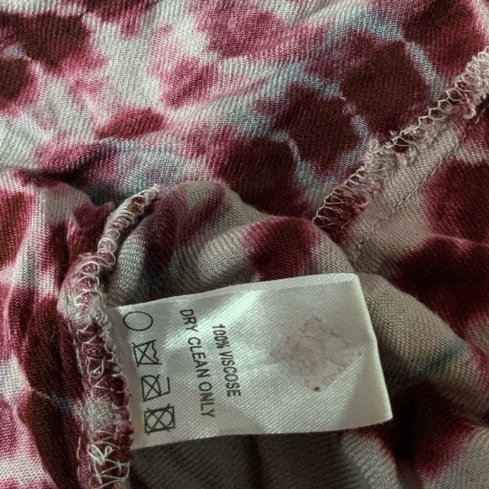 Judith March Tie-Dye Boho/Hippie Fringe Open Front Kimono Size Small - Picture 10 of 14